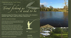 Desktop Screenshot of chalybeatetroutfishery.co.uk